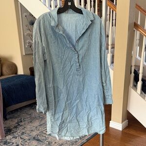Charlotte Russe Light Blue Denim Dress